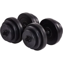 Гантель HDS битумные 2x18.5 кг: Вес гантели, кг 18.5