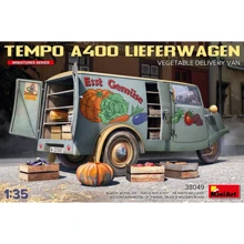 Модель Miniart Трехколесный немецкий грузовик Tempo A400 Lieferwagen доставки овощей (MA38049): Производитель MiniArt