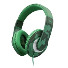 Наушники Trust Sonin Kids Over-Ear Jungle Camo (22203): Тип конструкции полноразмерные