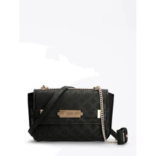 Женская сумка кросс боди Guess Bea Convertible Crossbody Flap черная (HWVS8132210-BLA): Пол Женский