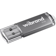 USB-флешка Wibrand 8Gb Cougar USB 2.0 Silver (WI2.0/CU8P1S): Стандарт USB USB 2.0