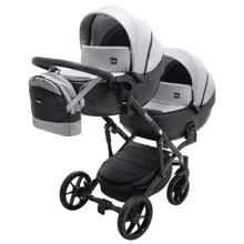 Коляска 2 в 1 для двойни Bair Next DUO Soft 31 серый: Тип коляски Коляска для двойни