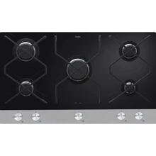 Варочная поверхность газовая Amica PG 9611 SRB IN: Расположение панели спереди