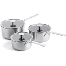 Набір ковшів KitchenAid SSS 16/18/20 см 1.5/2.1/3.1 л (CC005740-001): Матеріал корпусу нержавеющая cталь