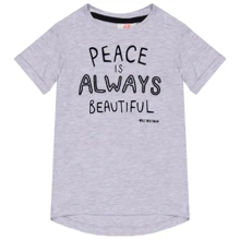 Футболка H & M 7Z6324957-653983 122-128 см сіра: Тип футболки