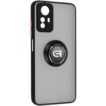 Чохол для телефона ArmorStandart Frosted Matte Ring Black для Xiaomi Redmi Note 12s 4G (ARM68898): Сумісність Xiaomi Redmi Note 12s 4G