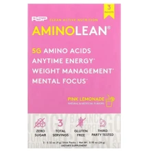 Аминокислота для спорта RSP Nutrition AminoLean 3x9 g / Pink Lemonade: Вкус Розовый лимонад