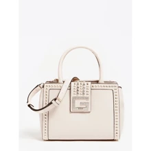 Жіноча сумка тоут Guess Bling Society Satchel молочна (HWVG7984060-STO): Стать жіночий