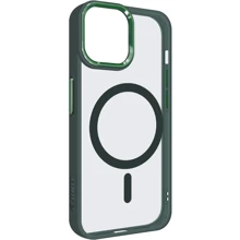 Чехол для iPhone ArmorStandart Unit MagSafe Case Dark Green for iPhone 13 (ARM66938): Цвет зеленый