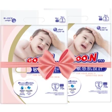 Подгузники Goo.N Plus для детей 4-8 кг размер 2(S) на липучках унисекс 140 шт. (21000627-2): Тип Подгузники