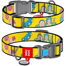Нашийник WAUDOG Nylon з QR паспортом малюнок Рік та Морті 1 XL 25 мм 35-58 см (4504-0280): Виробник WAUDOG
