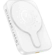 Внешний аккумулятор Hoco Power Bank 5000mAh J117 Esteem Magnetic PD 20W White: Количество USB 1