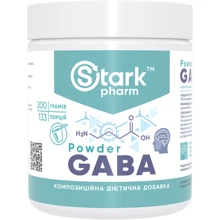 Stark Pharm Powder Gaba Гамма-аминомасляная кислота 1500 мг 200 г: Форма выпуска Порошок