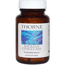 Thorne Research Bacillus Coagulans 60 Veg Caps Пробиотик: Тип Прибуток