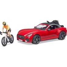 Автомобіль Bruder Roadster Bruder з велосипедом та фігуркою (03485): Виробник Bruder