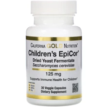 California Gold Nutrition Children's Epicor, 125 mg, 30 Veggie Capsules: Форма выпуска Капсулы