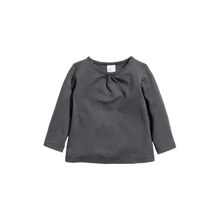 Лонгслів H & M 7Z0495104 86 см темно-сірий: Стать дівчинка