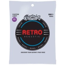 Струна для гитар Струны MARTIN 41Y19MM11 Retro Custom Light (11-52): Тип Комплект струн