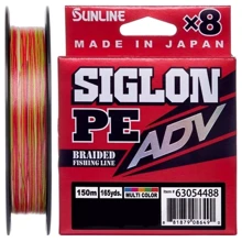 Шнур Sunline Siglon PE ADV х8 150m (мульти.) # 2.0 / 0.242mm 24lb / 10.9kg (1658.10.86): Тип Шнур