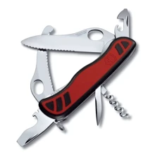 Мультитул Victorinox Dual Pro 111мм/10предметов/красный-черный нейлон (0.8371.MWС): Тип мультитул (многофункциональный инструмент)