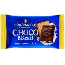 Печенье глазированное Millennium Choco Biscuit 14 г (4820240032274): Вес нетто 14 г