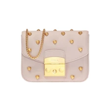 Женская сумка кросс боди Furla Metropolis amoris mini бежево-розовая (1000639): Пол Женский