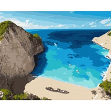 Картина за номерами Brushme Синя лагуна 40х50 см (BS52632): Виробник Brushme