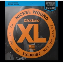 Струна для гитар Комплект струн D'addario EXL160BT XL Nickel Wound Balanced Tension Bass Medium (50-120): Тип Комплект струн