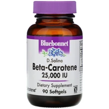 Bluebonnet Nutrition, Natural Beta-Carotene, 25,000 IU, 90 Softgels (316): Тип Бета-каротин