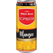 Напиток безалкогольный слабогазированый Mikki Brew комбуча Mangoo 0.33 л (14820183001815): Объем, л 0.33