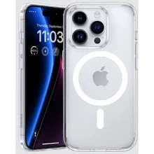 Чехол для iPhone Benks MagClap Lucent Pro Protective Case Transparent for iPhone 15 Pro: Цвет прозрачный