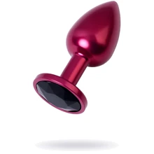 Анальная пробка с кристаллом Metal By Toyfa Burgundy anal plug Tourmaline: Для кого Унисекс
