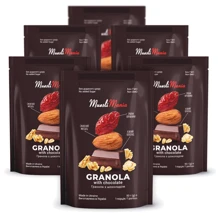 Гранола Muesli Mania с шоколадом 6х50 г (4820220140210): Вес нетто 6х50 г