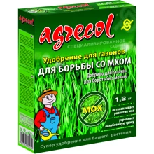 Добриво Agrecol для газонів і боротьби з мохом 1.2кг (30203): Призначення Для газонів