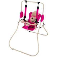 Детские качели Babyroom Casper малина-светло-бежевый (624573): Тип каркасная качель