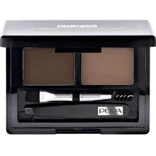 Pupa Eyebrow Design Set 02 Brown Пудра для брів + віск 1.1 g: Вид Пудра для бровей