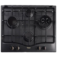 Варильна поверхня газова Hotpoint-Ariston PCN 640 T (AN) R /HA: Розміри для вбудовування (ШxГ) 55.5x47.5 см