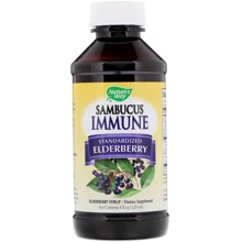 Nature's Way Sambucus Immune Elderberry Standardized 4 fl oz (120 ml) Черная бузина: Форма выпуска Жидкость