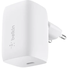 Зарядное устройство Belkin USB-C Wall Charger Home GAN 60W White (WCH002VFWH): Кабель в комплекте отсутствует