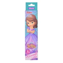 Карандаши 1 Вересня 6 цветов Sofia the First (290525): Тип Цветные