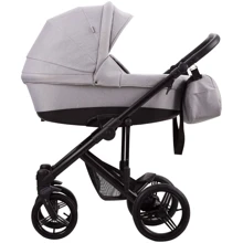 Детская коляска 2 в 1 Bebetto Magnum Lux 08 gray black frame: Тип коляски Универсальная коляска (2-в-1)