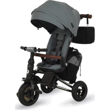 Велосипед трехколесный Qplay Nova Pro с надувными колесами Stone Grey (S801NovaProStoneGrey): Тип 3х колесный велосипед