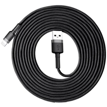 Кабель Baseus USB Cable to Lightning 2A 3m Gray/Black (CALKLF-RG1): Тип USB Cable - Lightning