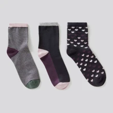 Женские носки United Colors of Benetton 3 пары разноцветные (6AO31700C): undefined undefined
