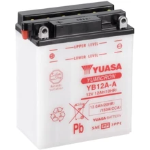 Мотоциклетный аккумулятор 12В Yuasa YB12A-A: undefined undefined