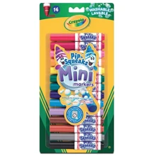 Набір міні-фломайстрів (washable) Crayola, 14 шт (8343): Тип Смываемые