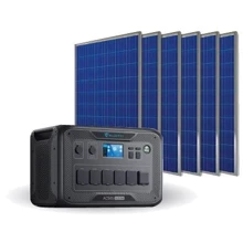 Комплект Bluetti AC500 5000W + 6х Фотомодулів JA Solar JAM54S30-400/MR: Ємність акумулятора, Вт/год 3072