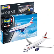 Сборная модель-копия Revell Самолет Airbus A320 British Airways Уровень 4 (RVL-63840): Производитель Revell