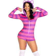 Эротический костюм кошечки Leg Avenue Comfy Cheshire M: Для кого Для женщин