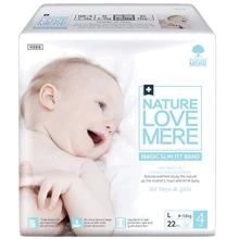 Підгузки дитячі Nature Love Mere MAGIC SLIM FIT BAND, розмір L: Тип Підгузки